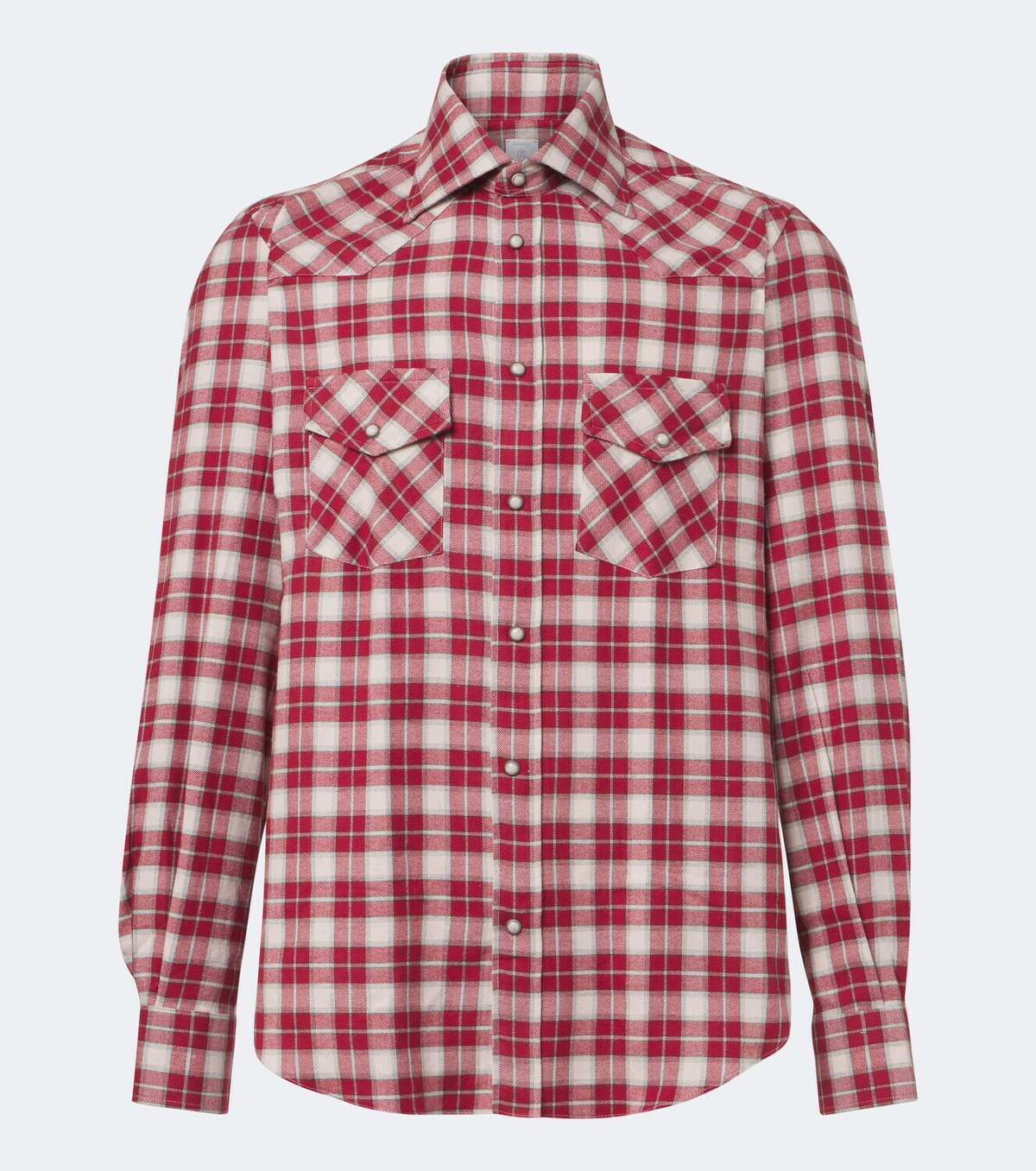 Eleventy Plaid cotton shirt