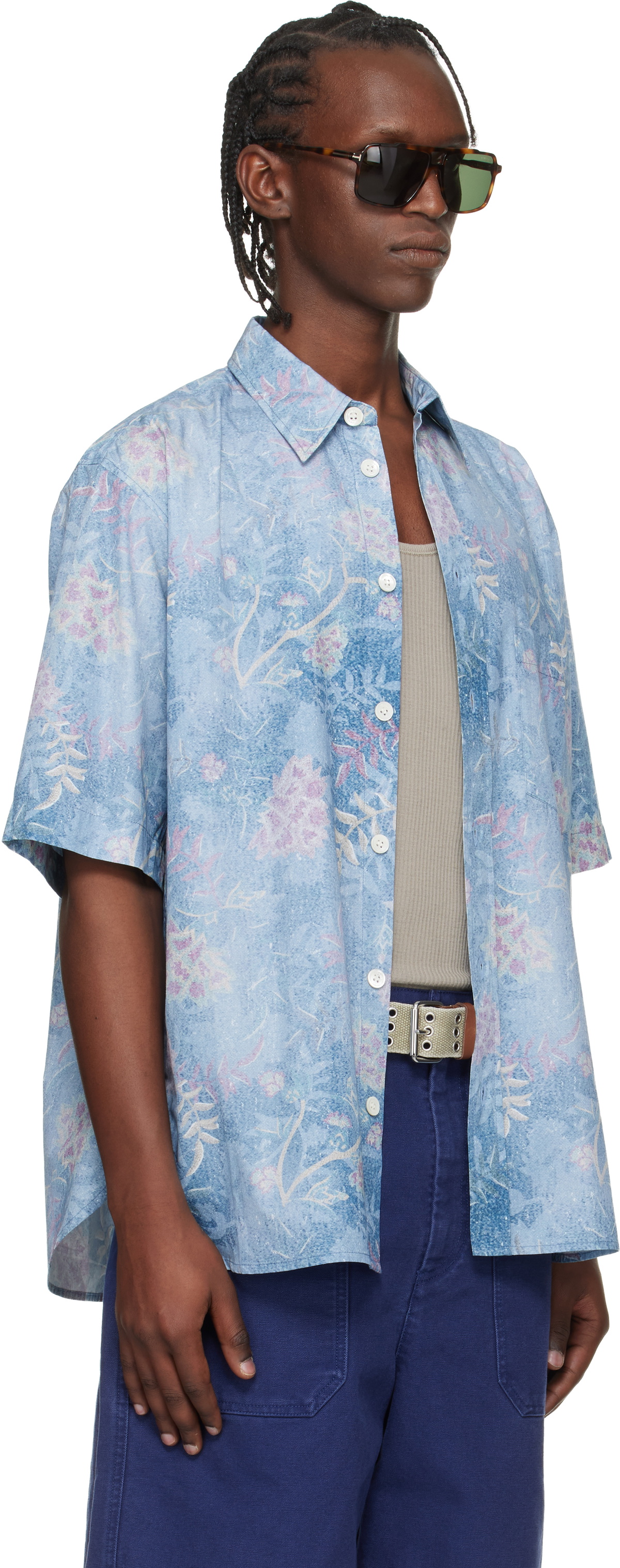 Isabel Marant Blue Labilio Shirt