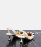 Jimmy Choo - Moni leather slingback pumps