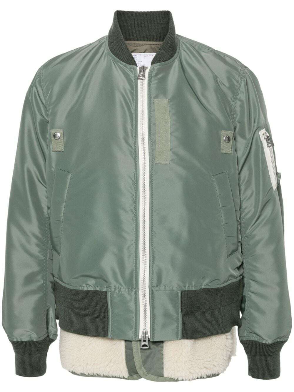 SACAI - Bomber Jacket With Stitching Sacai