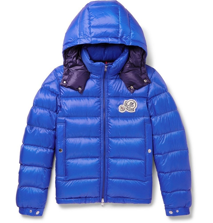 Photo: Moncler - Bramant Quilted Shell Hooded Down Jacket - Blue