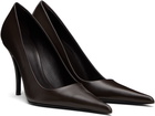 VETEMENTS Brown Sharp Pump Heels