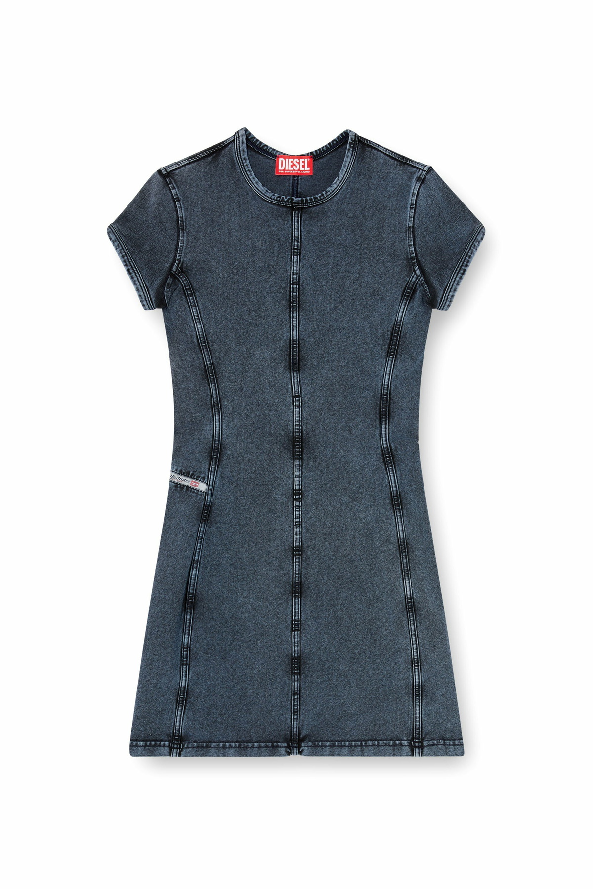fit and flare denim dress for women Karen Kane Women's Sleeve Shirtdress, Large, L, Chambray, Cotton/Spandex SID-ZD262956 Cup Size:C wide straps Belted Shirt Denim Shirt