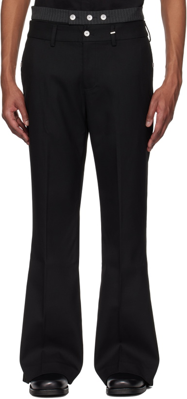 Photo: C2H4 Black Corbusian Tailored Trousers