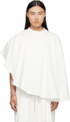 Hed Mayner Off-White Cape Sweatshirt