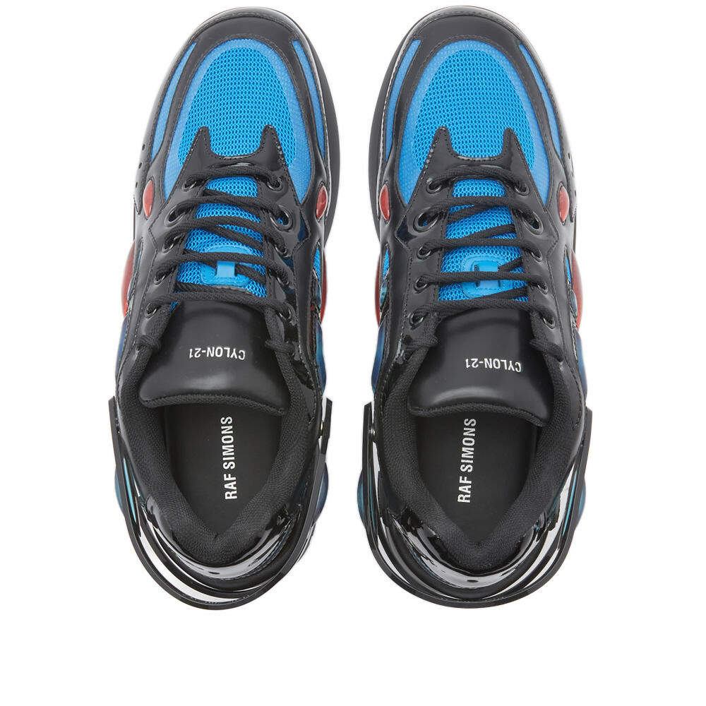 Raf Simons Men's Cylon-21 Sneakers in Black/Blue Raf Simons
