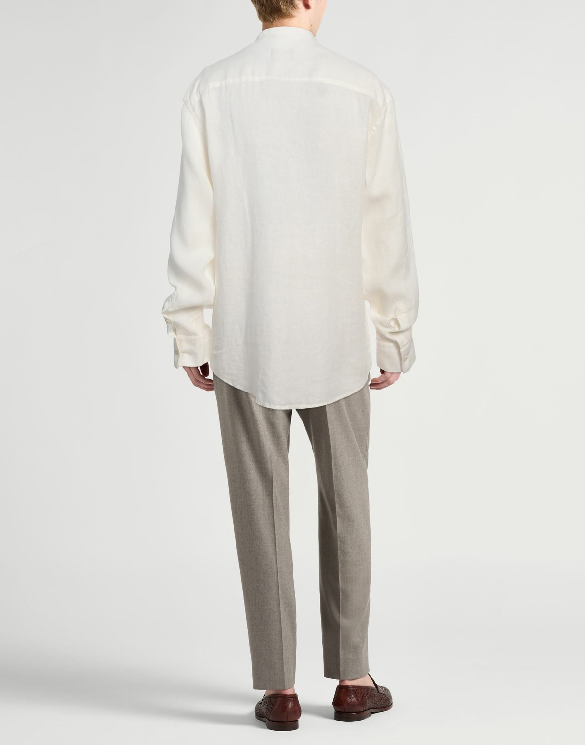 Peuterey Mens Shirt in Off white