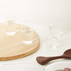 HAY Angle Glass Medium - Set of 4 in Clear 