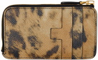 TOM FORD Beige Zip Wallet