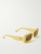 Loewe - Anagram Rectangular-Frame Acetate Sunglasses