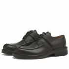 Dries Van Noten Men's Leather Derby Shoes in Black