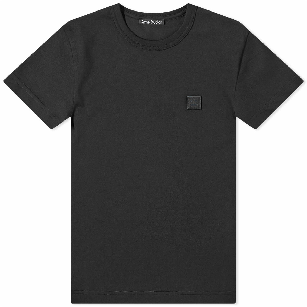 Acne Studios Exford Face T-Shirt in Black Acne Studios