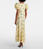 Rodarte Floral silk crêpe gown