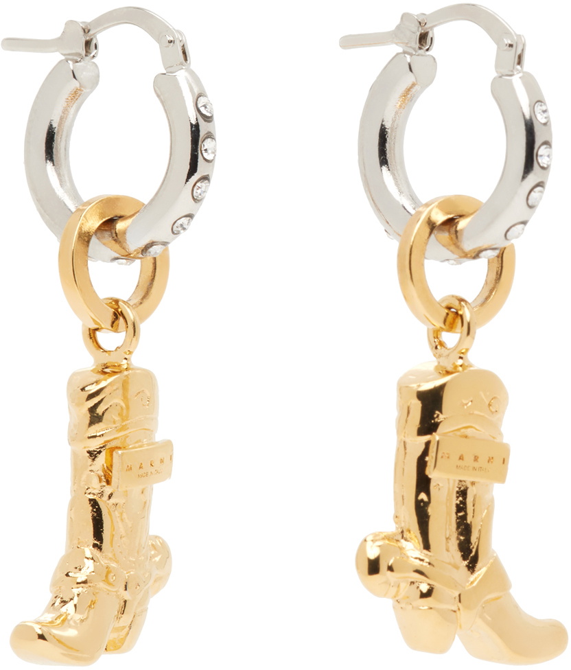 Marni Gold Charm Earrings Marni