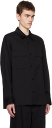 Solid Homme Black Pocket Shirt