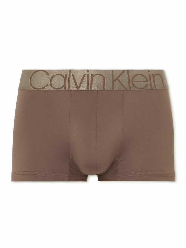 Photo: Calvin Klein Underwear - Icon Stretch-Jersey Trunks - Brown
