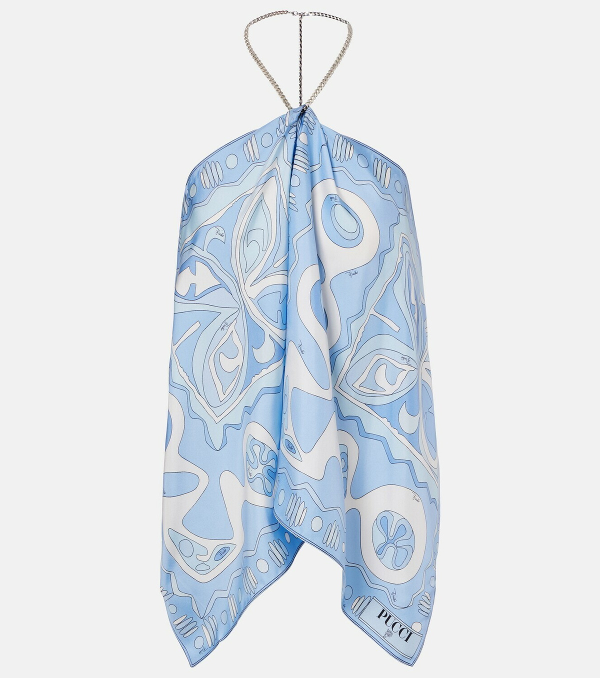Pucci Angoli silk twill top