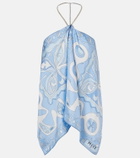 Pucci Angoli silk twill top