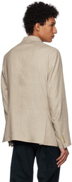 Paul Smith Beige Two-Button Blazer