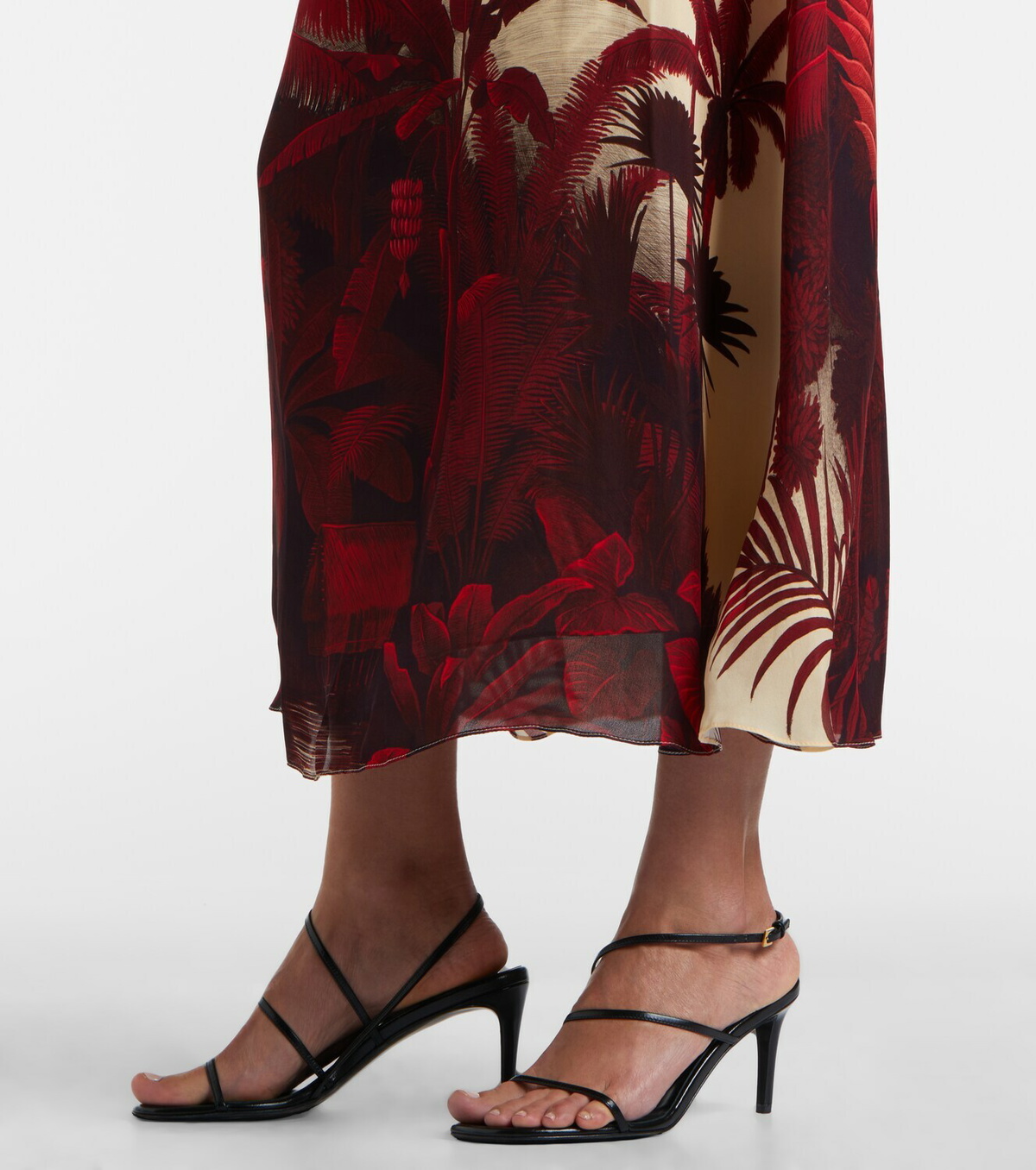 Johanna Ortiz Printed silk maxi dress