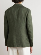 Incotex - Slim-Fit Linen Blazer - Green