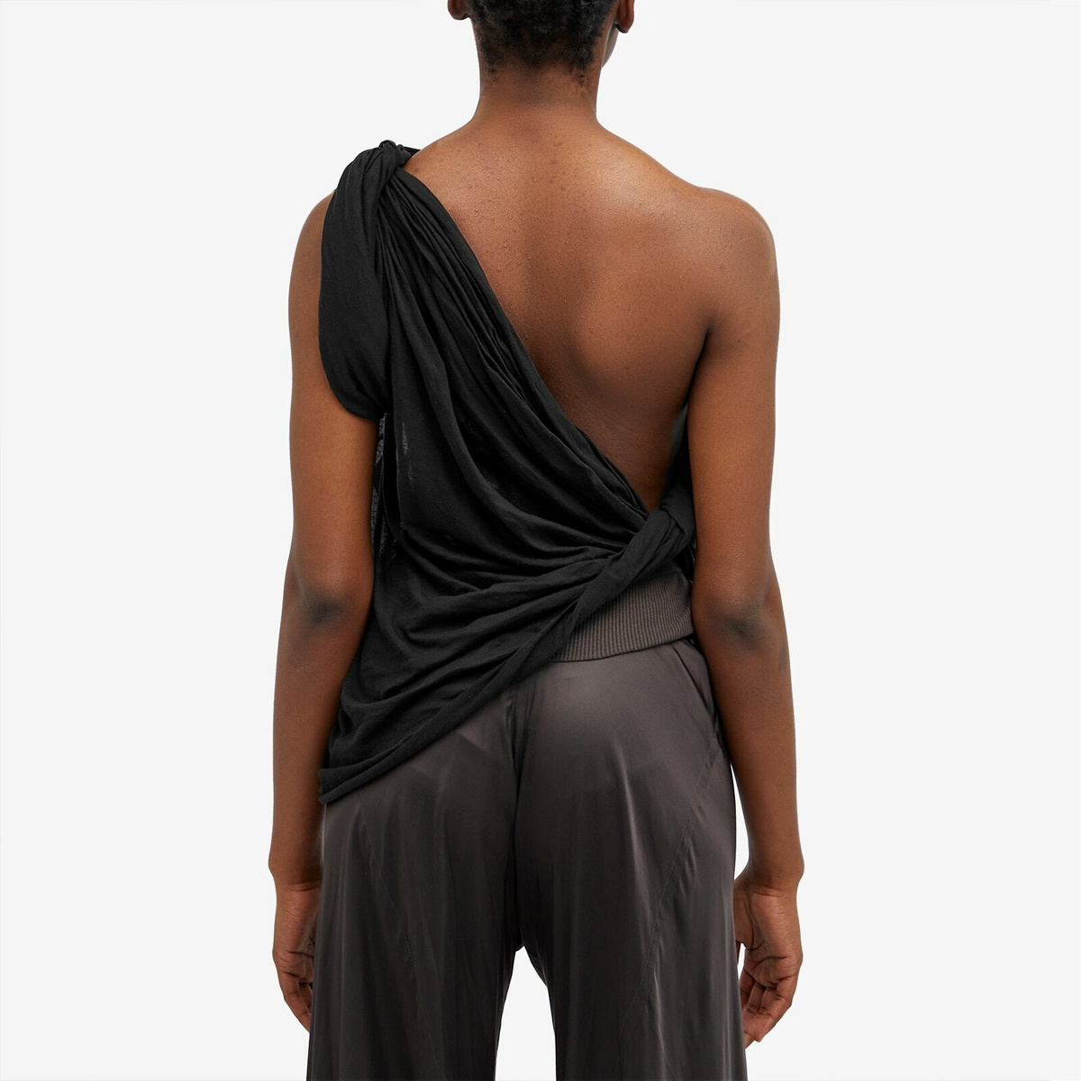 Rick Owens Women's Twist Vest Top in Black