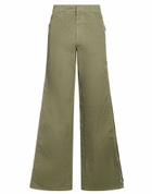 Halfboy Womens Pants Military in Green