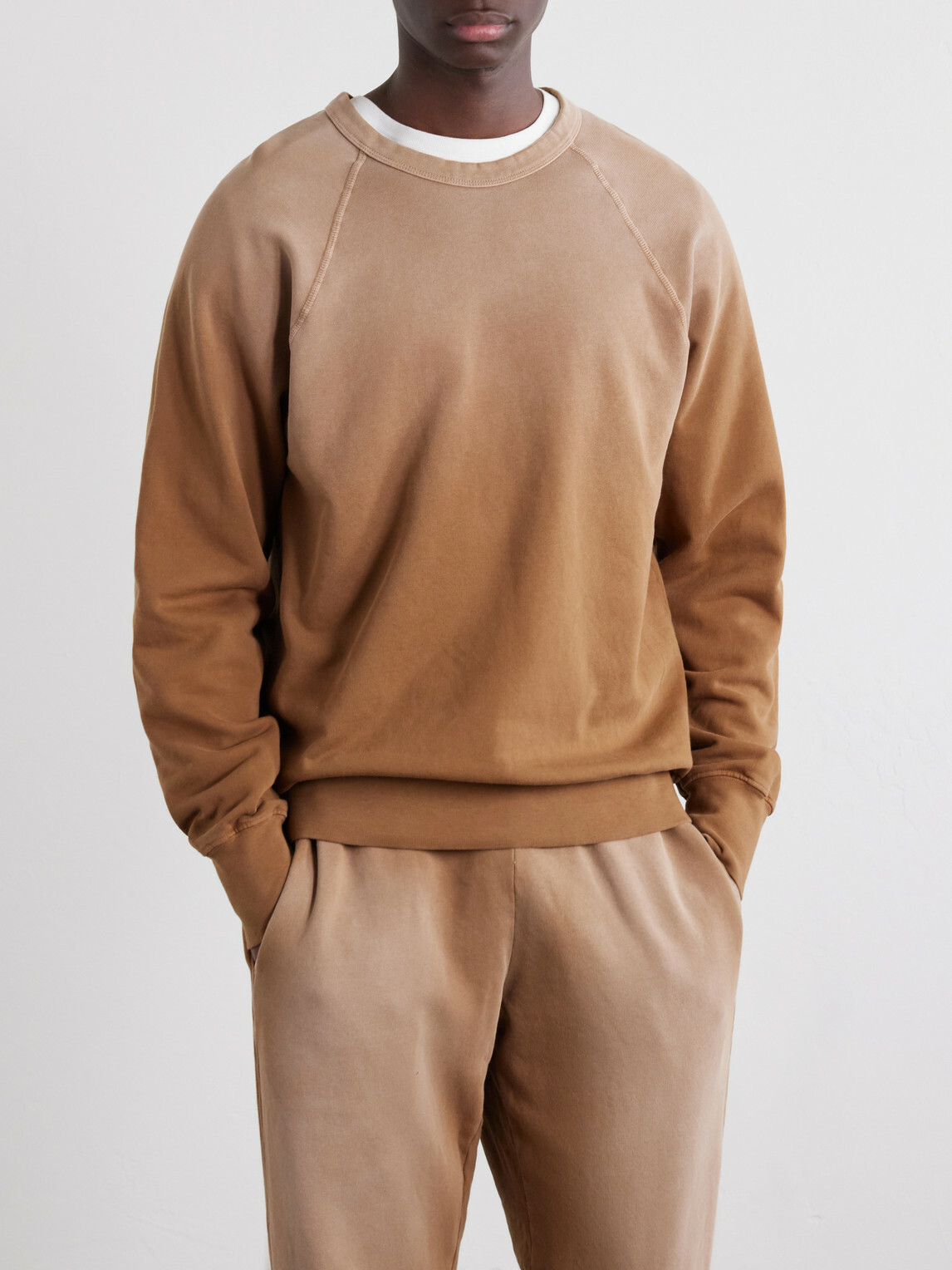 Les Tien - Cotton-Jersey Sweatshirt - Brown