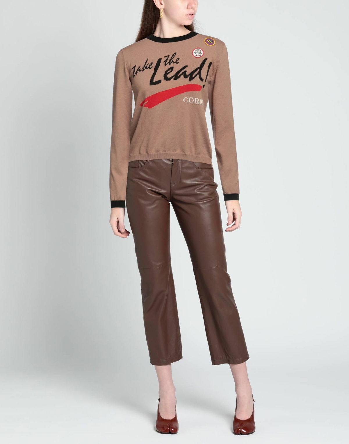 Cormio Womens Sweater in Brown