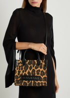 Balmain B-army 36 Leopard-print Canvas Tote - One Size