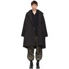 N.Hoolywood Black Insulated Coat