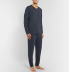 Hugo Boss - Stretch-Modal and Silk-Blend Jersey Pyjama Top - Men - Navy