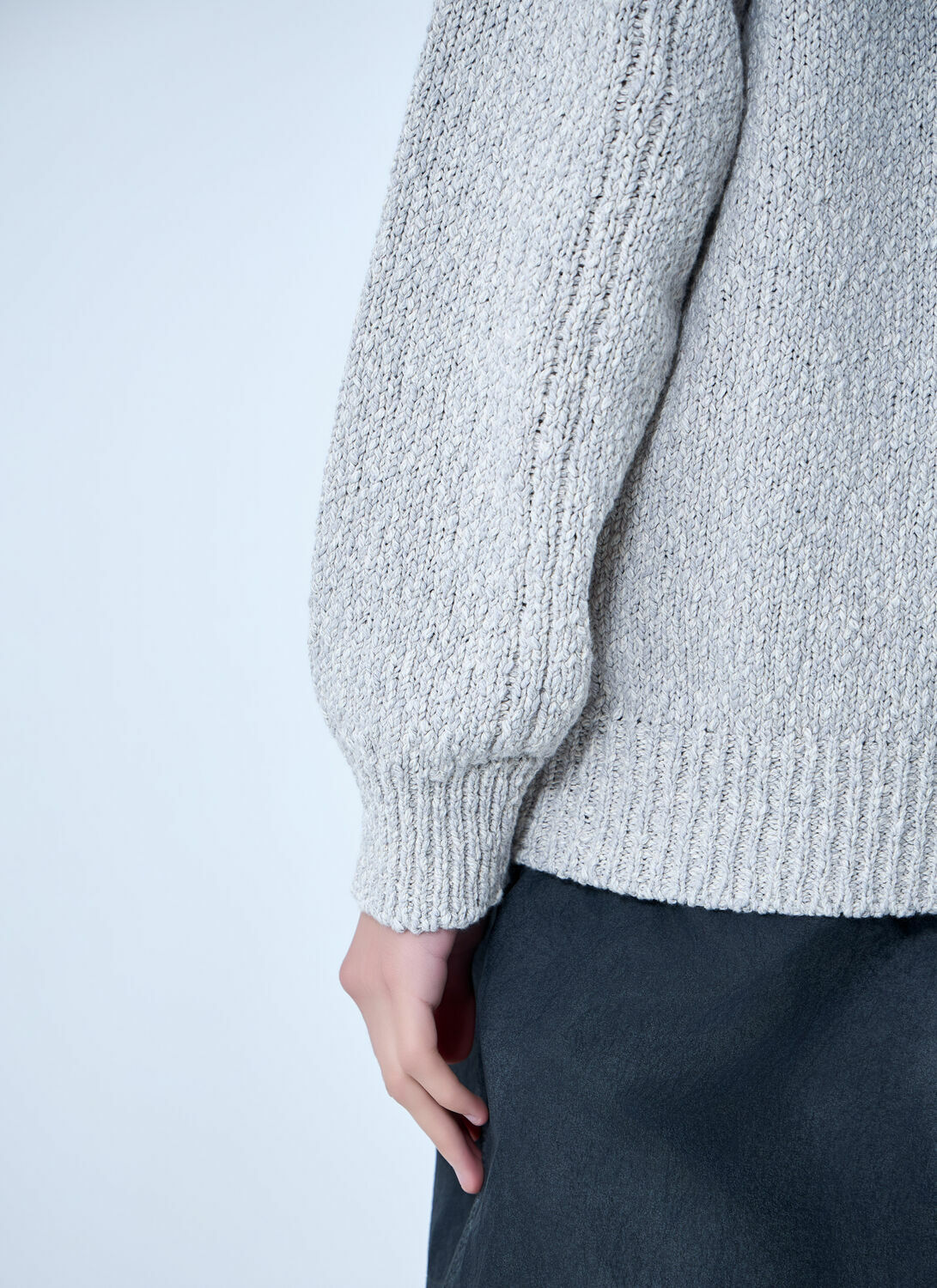 Stone Island Zip-Up Knit Hoodie
