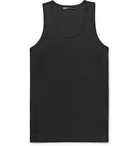 Y-3 - Slim-Fit Logo-Print Cotton-Jersey Tank Top - Black