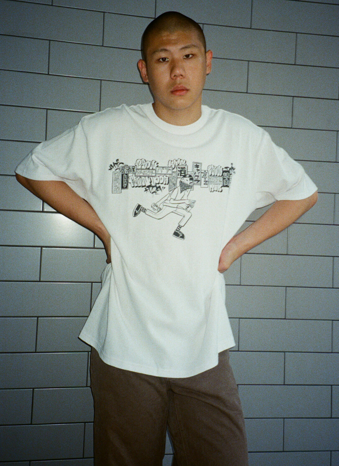 BEAMS BEAMS T x LN-CC T-Shirt With Artwork By ESOW