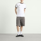 Umbro Men's Taped T-Shirt in Brilliant White/Demitasse