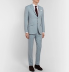 Richard James - Light-Blue Seishin Slim-Fit Mélange Wool-Hopsack Suit Jacket - Sky blue