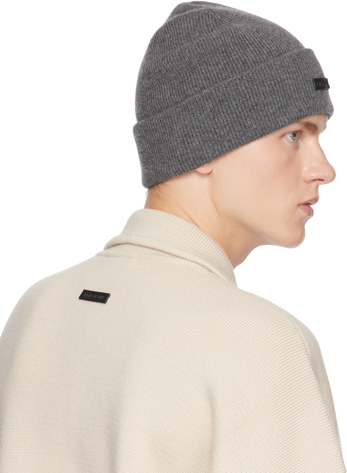 Fear of God Gray Cashmere Beanie