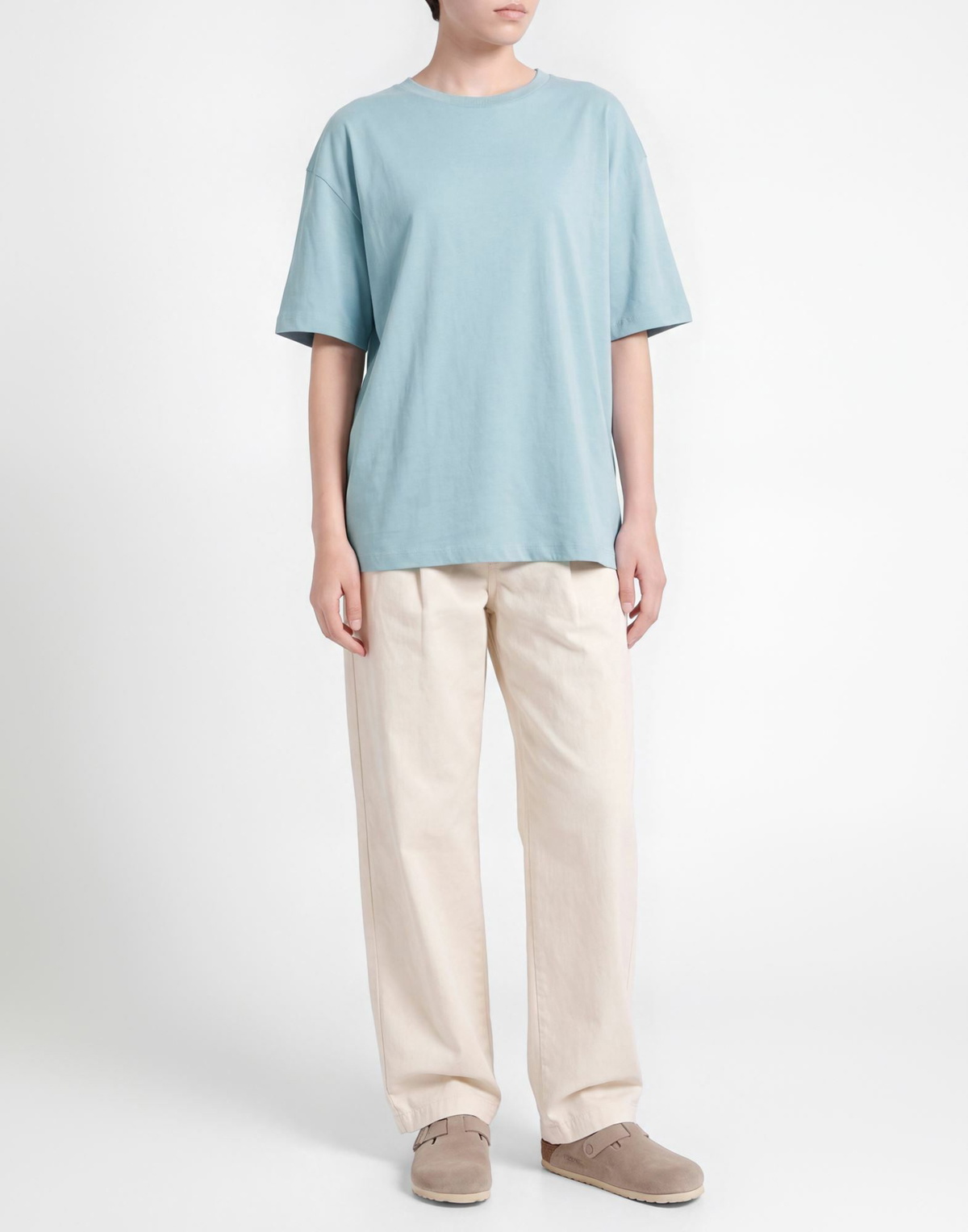 Jijil Womens T-shirt Slate in Blue
