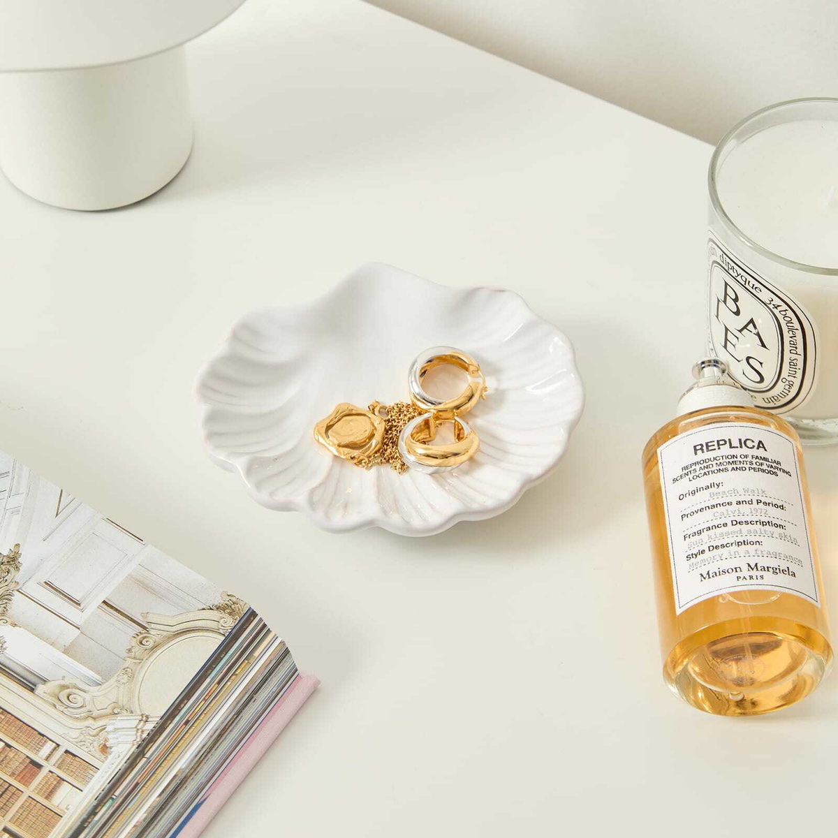 The Conran Shop Puglia Shell Dish in White 