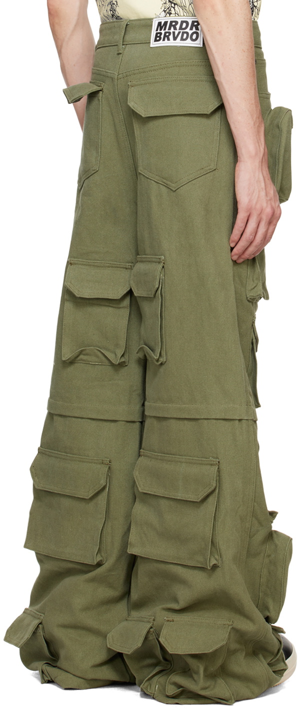 Who Decides War Green Rave Cargo Pants