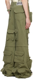 Who Decides War Green Rave Cargo Pants
