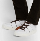 Ermenegildo Zegna - Day & Night Panelled Leather Sneakers - White