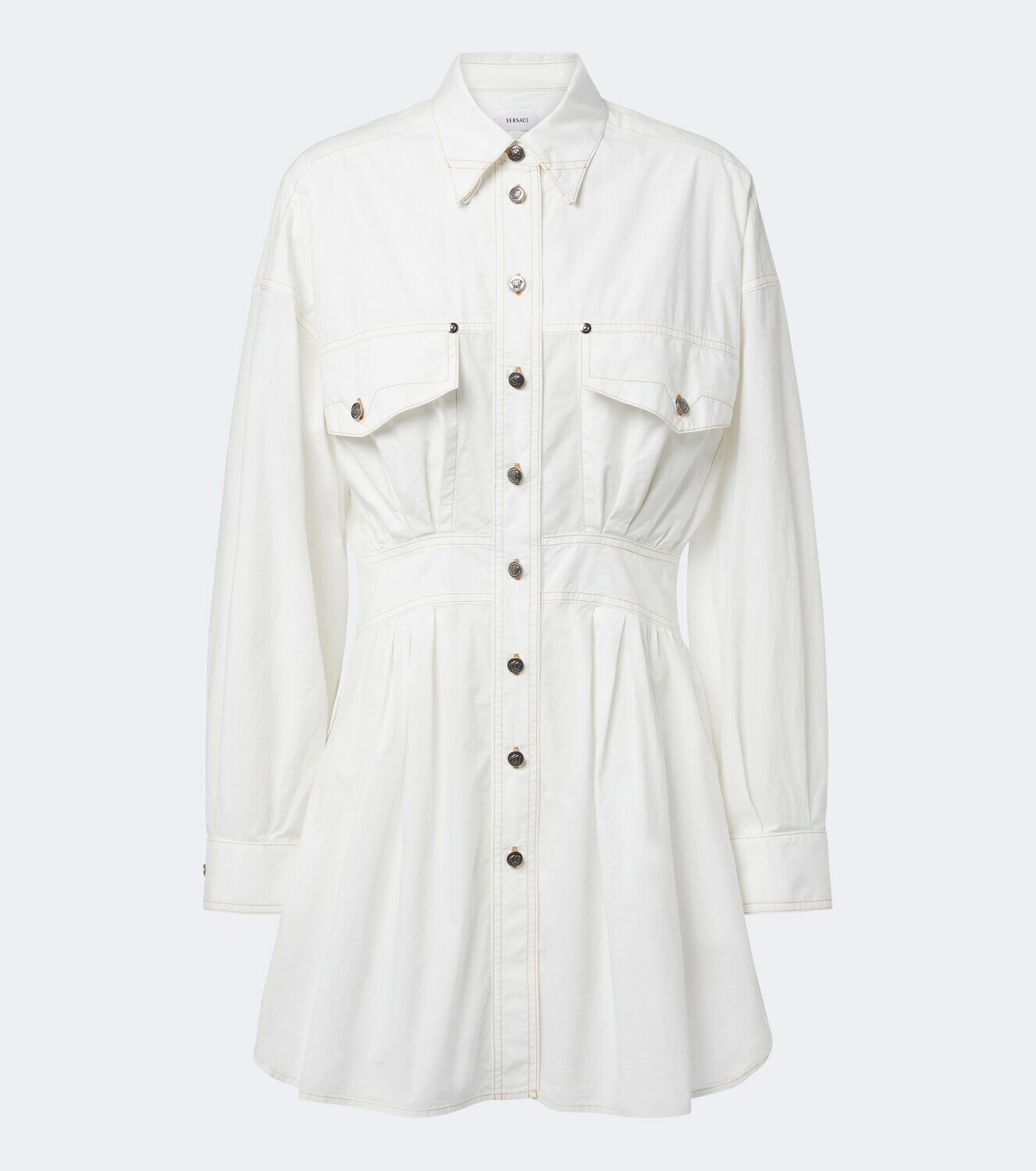 Versace Denim shirt dress