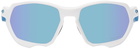 Oakley White Plazma Sunglasses