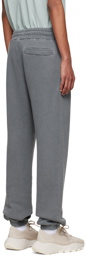 Palm Angels Gray Cotton Lounge Pants