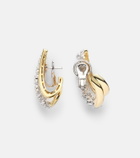 Yeprem Golden Strada 18kt gold earrings with diamonds