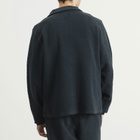 Les Tien Men's Inside Out Half Zip Yacht Pullover in Faded Black