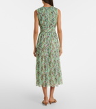 Ulla Johnson Celestina floral silk chiffon midi dress