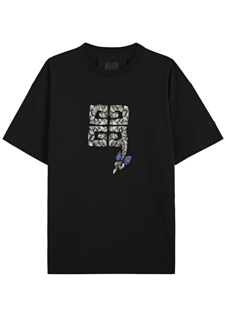 Givenchy Logo-print Cotton T-shirt Black Givenchy